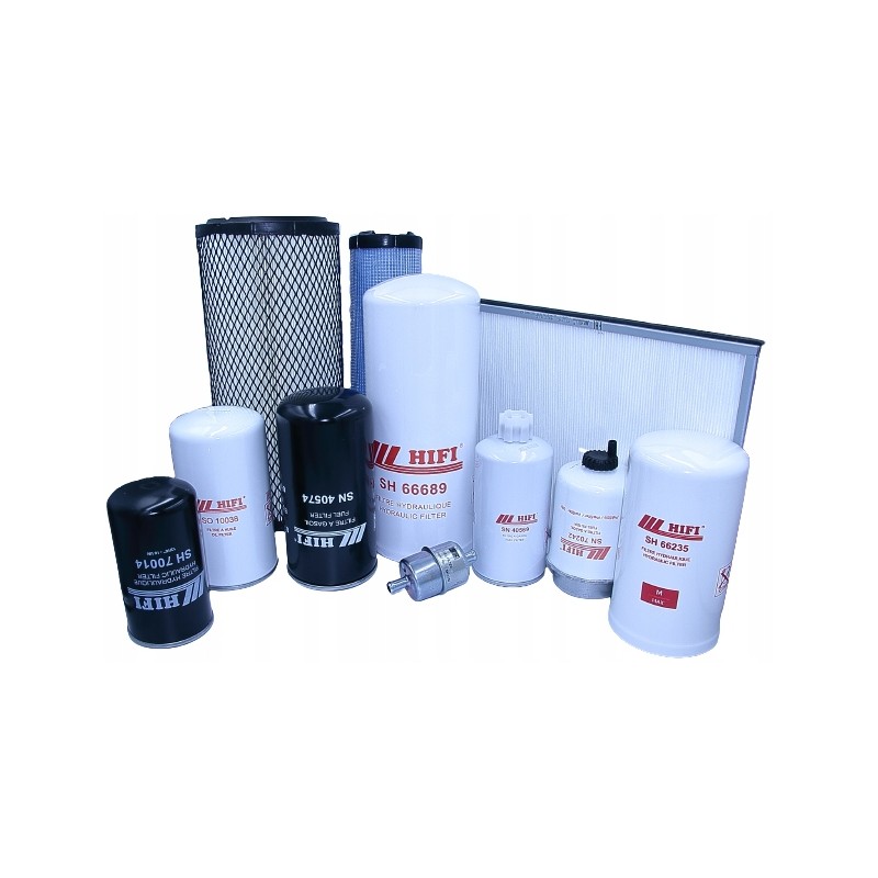 New Holland B110B filters, backhoe loader set