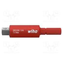 1 pcs x WIHA - 43139 - Adapter, insulated, slimVario®, Mounting: 1/4', ElectricVario