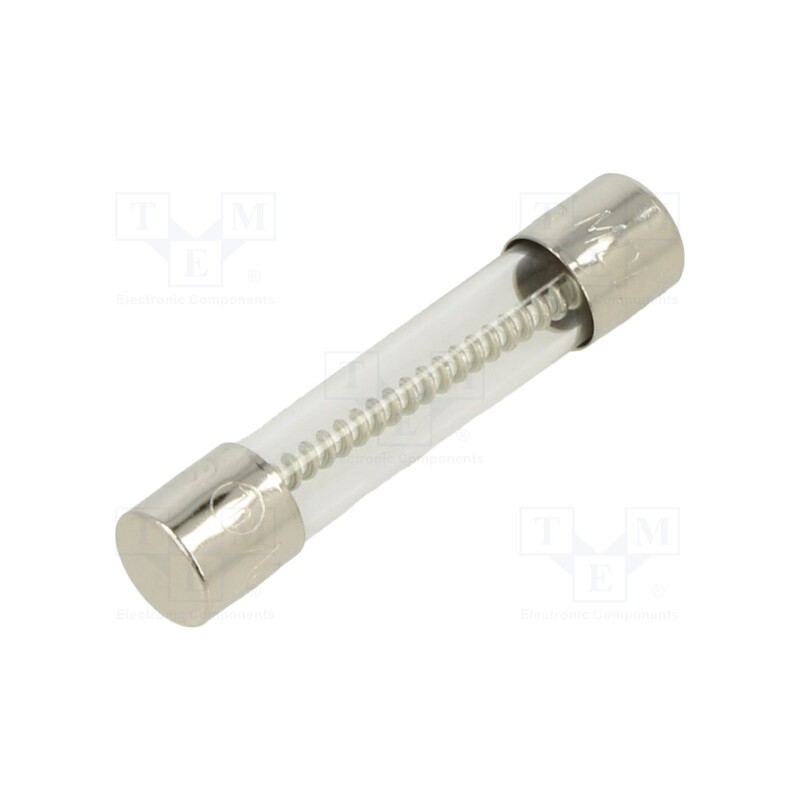 1 pcs x EATON/BUSSMANN - BK-MDL-7-1-2-R - Fuse: fuse, time-lag, 7.5A, 250VAC, cylindrical,glass, 6.3x32mm