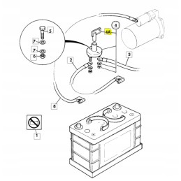 1x ground ignition battery key 701 47401 jcb