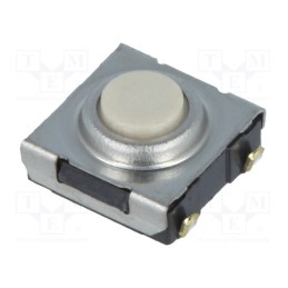 5 pcs x OMRON OCB - B3SN-3012 - Microswitch TACT, SPST-NO, Pos: 2, 0.05A/24VDC, SMT, none, 1.57N