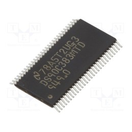 1 pcs x TEXAS INSTRUMENTS - DS90C383MTD/NOPB - IC: interface, line transmitter, 1.8Gbps, 3÷3.6VDC, LVDS, SMD,
