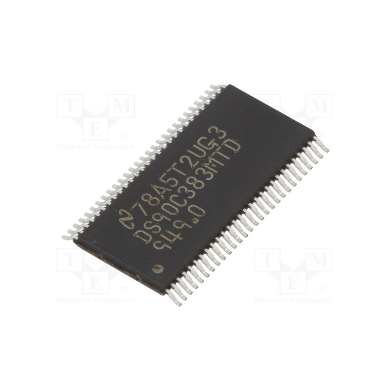 1 pcs x TEXAS INSTRUMENTS - DS90C383MTD/NOPB - IC: interface, line transmitter, 1.8Gbps, 3÷3.6VDC, LVDS, SMD,