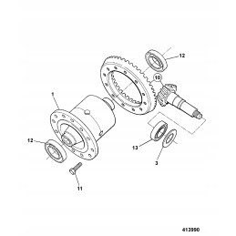 Differential mechanism type lsd jcb 450 26200