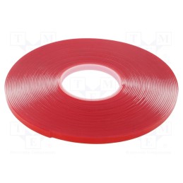 1 rol x - 7020 AKRYLOWA 2MM 9MM-16.5M - Tape: fixing, W: 9mm, L: 16.5m, Thk: 2mm, double-sided, acrylic, 8N/cm