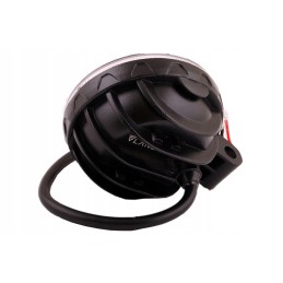 Mini round work lamp 12w 4 LED glanz