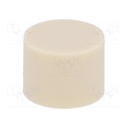 2 pcs x OMRON OCB - B32-1600 - Button, push-in, 7mm, -25÷70°C, round, ivory, Ø9.5mm