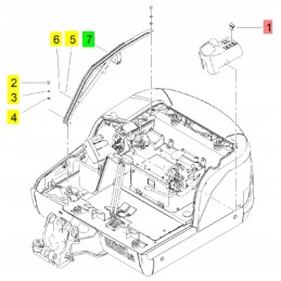 Yanmar wiper switch sv16 sv26 vio57