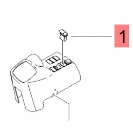 Yanmar wiper switch sv16 sv26 vio57