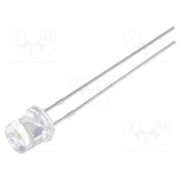 1 pcs x OPTOSUPPLY - OSPW53E1A-JK - LED, 5mm, white cold, 500÷1120mcd, 140°, Front: flat, 2.8÷4V
