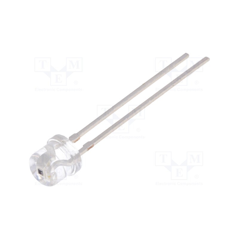 1 pcs x VISHAY - TEPT5700 - Phototransistor, 5mm, λp max: 570nm, 1.5V, 50°, Lens: transparent