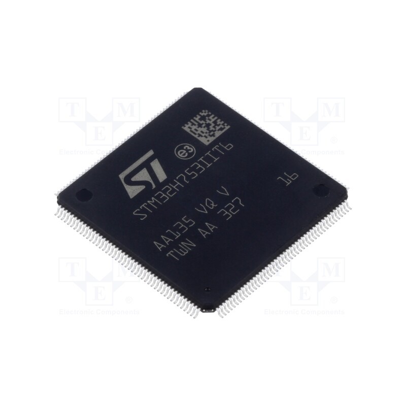1 pcs x STMicroelectronics - STM32H753IIT6 - IC: ARM microcontroller, 480MHz, LQFP176, 1.62÷3.6VDC, -40÷85°C
