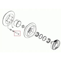 Wacker dpu clutch pin 0058539