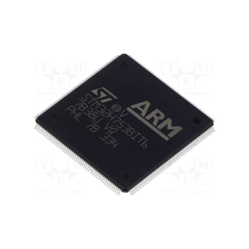 1 pcs x STMicroelectronics - STM32H753BIT6 - IC: ARM microcontroller, 480MHz, LQFP208, 1.62÷3.6VDC, -40÷85°C