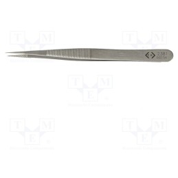1 pcs x C.K - T2381 - Tweezers, 120mm, for precision works, Type of tweezers: straight