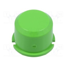 3 pcs x MEC - 1D02 - Button, round, green, Ø9.6mm, plastic, MEC1625006,MEC3FTH9