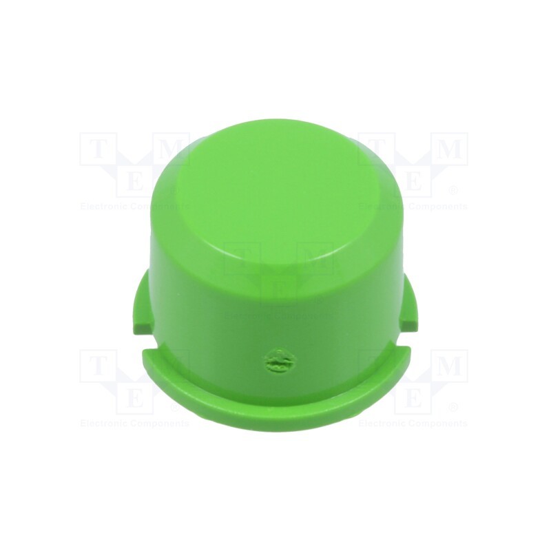 3 pcs x MEC - 1D02 - Button, round, green, Ø9.6mm, plastic, MEC1625006,MEC3FTH9
