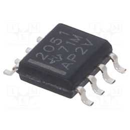 1 pcs x TEXAS INSTRUMENTS - TPS2051D - IC: power switch, high-side, 0.5A, Ch: 1, N-Channel, SMD, SO8,