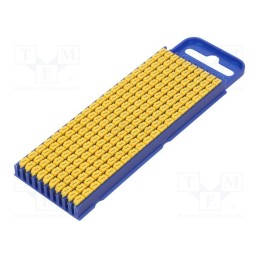 200 pcs x HELLERMANNTYTON - 561-02724 - Markers, Marking: /, 2.8÷3.8mm, polyamide, yellow, -40÷85°C, WIC