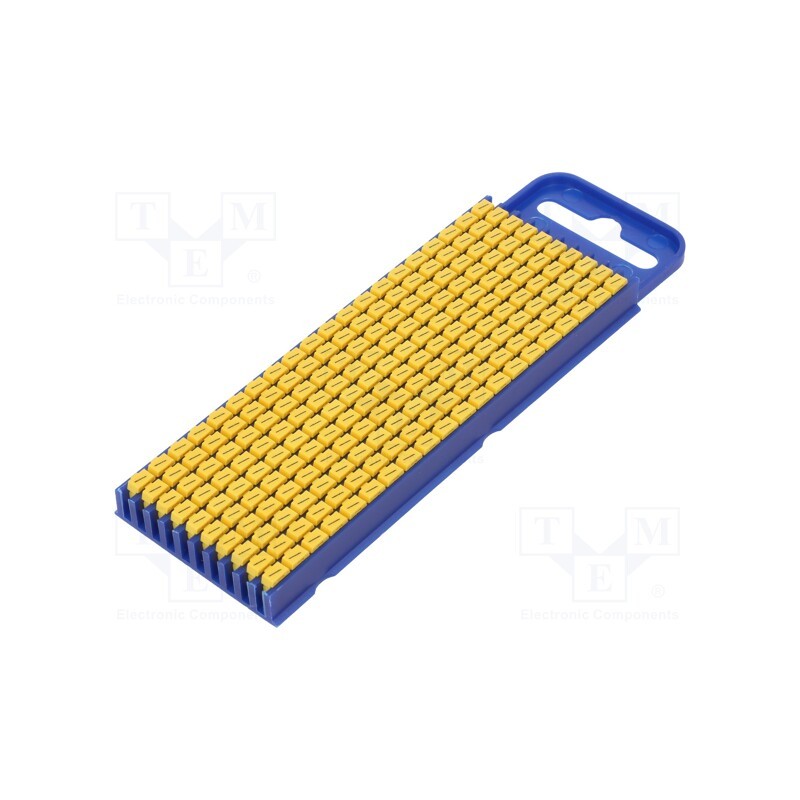 200 pcs x HELLERMANNTYTON - 561-02724 - Markers, Marking: /, 2.8÷3.8mm, polyamide, yellow, -40÷85°C, WIC