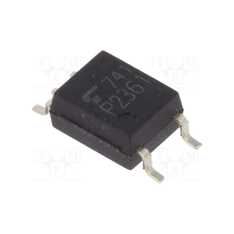 1 pcs x TOSHIBA - TLP2361(E(T - Optocoupler, SMD, Ch: 1, OUT: totem pole, Uinsul: 3.75kV, 15Mbps, SO6