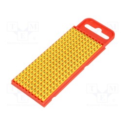 200 pcs x HELLERMANNTYTON - 561-01144 - Markers, Marking: N, 2÷2.8mm, polyamide, yellow, -40÷85°C, push-in