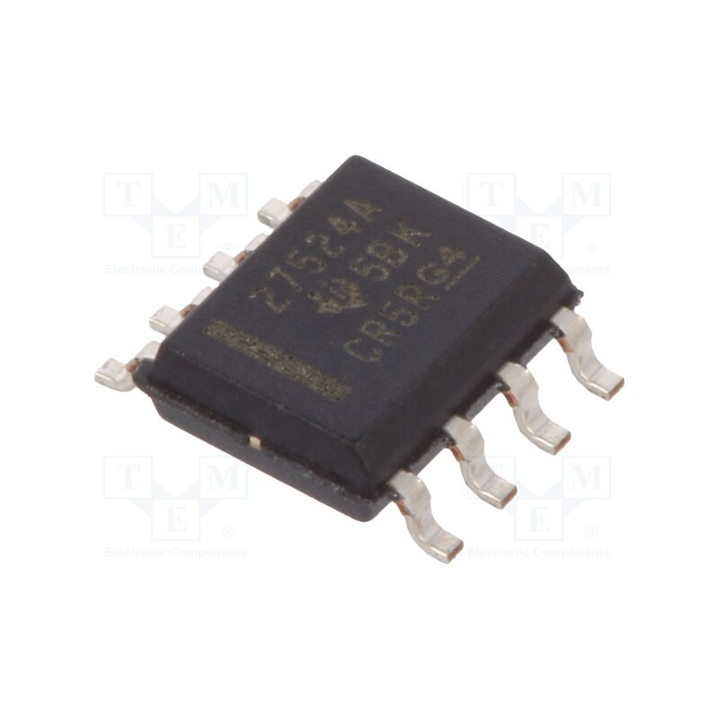 1 pcs x TEXAS INSTRUMENTS - UCC27524AD - IC: driver, low-side,gate driver, SO8, -5÷5A, Ch: 2, 4.5÷18VDC