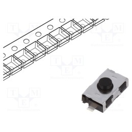 5 pcs x C&K - KSR231G LFS - Microswitch TACT, SPST-NO, Pos: 2, 0.05A/32VDC, SMT, none, 3N, round
