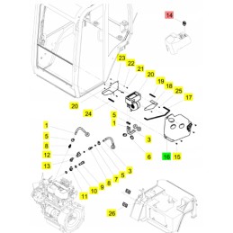 Yanmar key switch sv16 sv26 vio57