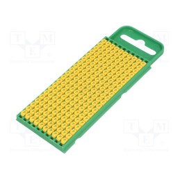 200 pcs x HELLERMANNTYTON - 561-00164 - Markers, Marking: P, 0.8÷2.2mm, polyamide, yellow, -40÷85°C, WIC
