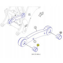 Cat loader actuator bushing 3g8779