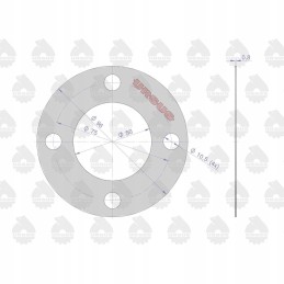 Clutch shaft seal C 360 original Ursus