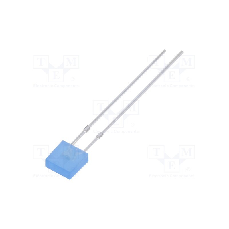 1 pcs x OPTOSUPPLY - OSB5SA7DA4B - LED, rectangular, 2x5x5mm, blue, 220÷330mcd, 100°, Front: flat, 20mA