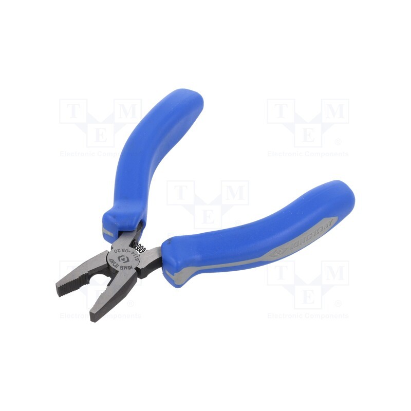 1 pcs x KING TONY - 1539254 - Pliers, miniature,universal, two-component handle grips, 122mm