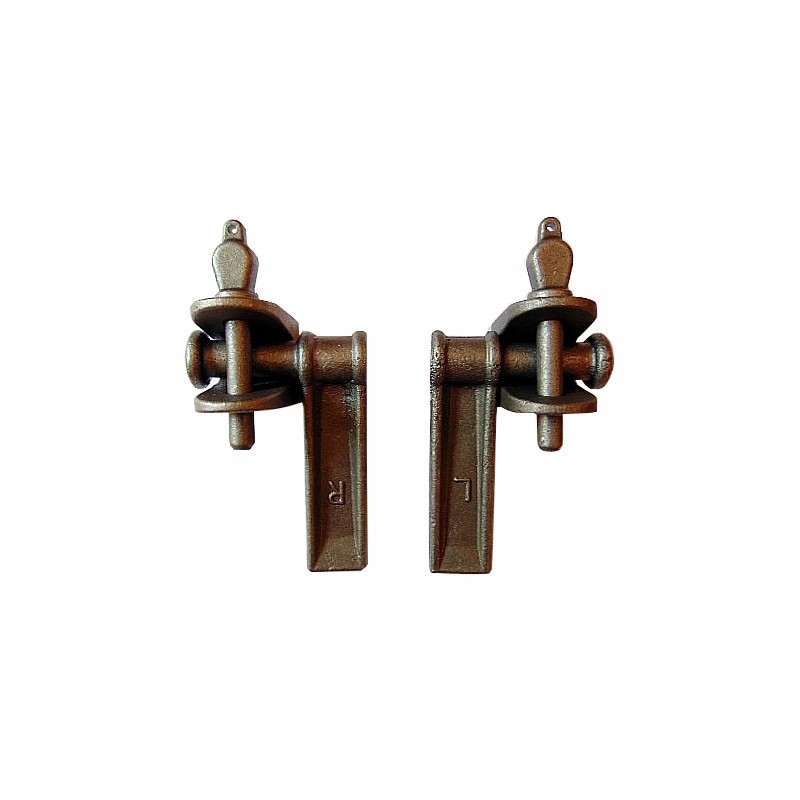 Upper side hinge, diameter 19, set