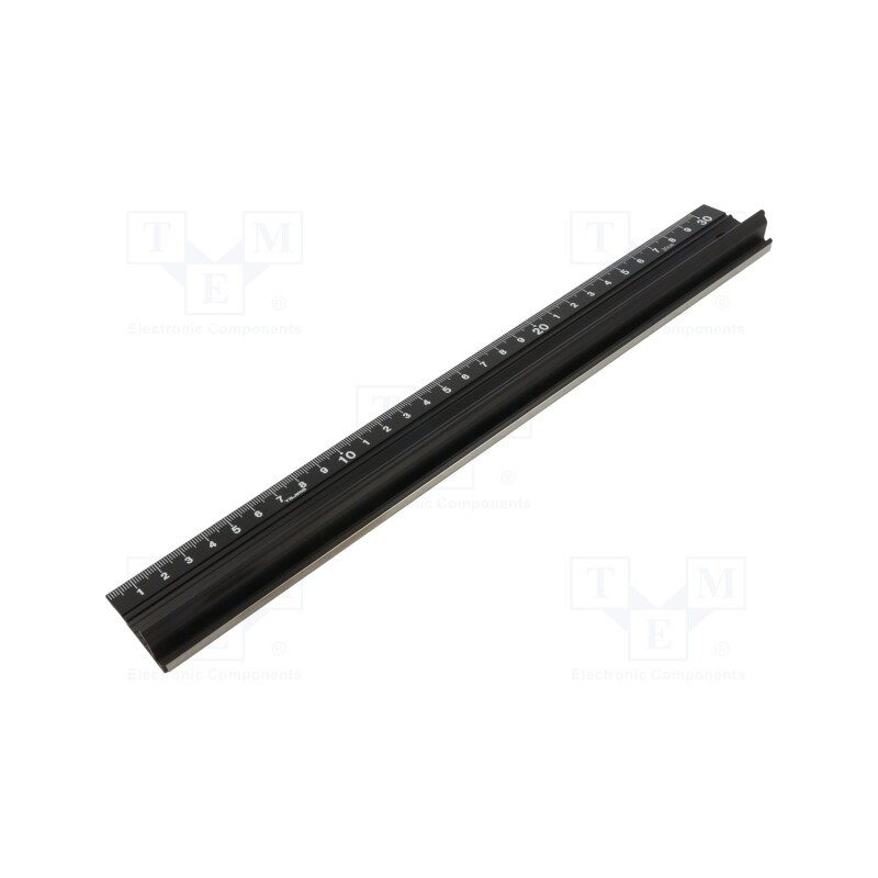 1 pcs x TAJIMA - CTGSL300/K1 - Ruler, L: 300mm, black