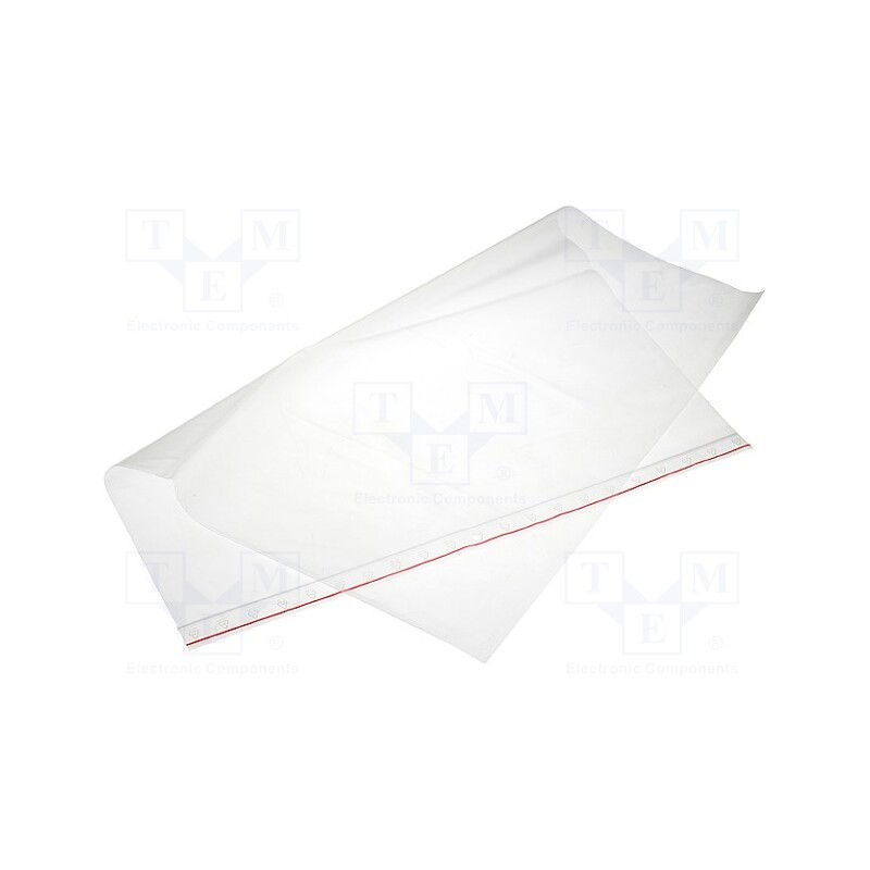 1 pcg x PLAST - PL.TOR400X450 - Self-seal bag, L: 450mm, Width: 400mm, Thick: 45um, polyetylene