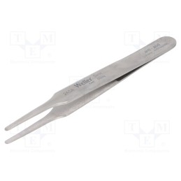 1 pcs x WELLER - 2ASA - Tweezers, 118mm, for precision works, Blades: narrowed