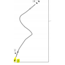 Yoke of the hydraulic system of a John Deere tractor