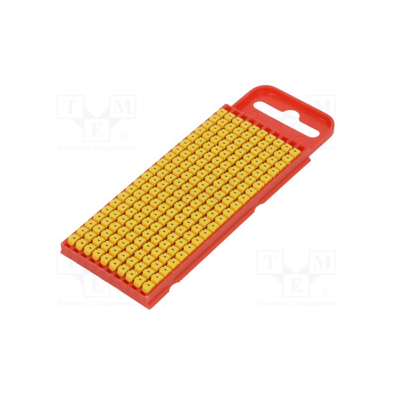 200 pcs x HELLERMANNTYTON - 561-01714 - Markers, Marking: -, 2÷2.8mm, polyamide, yellow, -40÷85°C, push-in