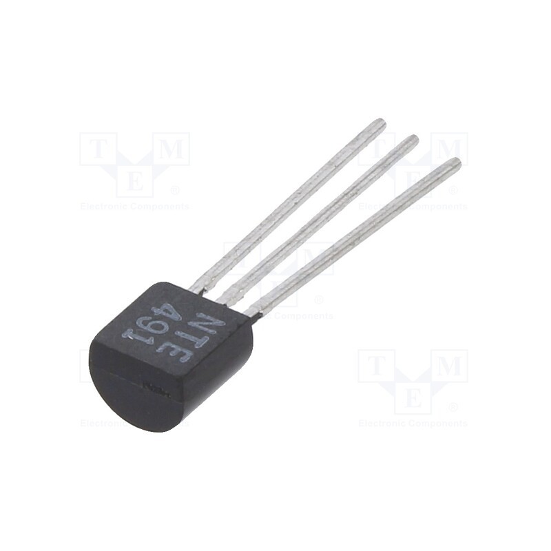 1 pcs x NTE Electronics - NTE491 - Transistor: N-MOSFET, unipolar, 60V, 0.2A, Idm: 0.5A, 350mW, TO92