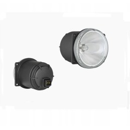 Halogen road headlight with amp faston connector