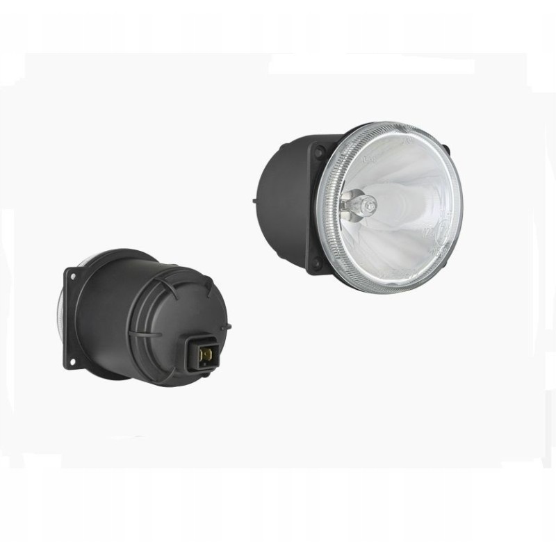 Halogen road headlight with amp faston connector