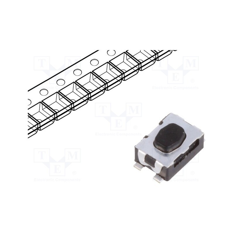 5 pcs x C&K - KMR211G LFS - Microswitch TACT, SPST-NO, Pos: 2, 0.05A/32VDC, SMT, none, 1.2N