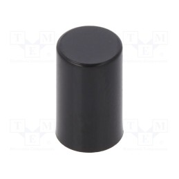 5 pcs x C&K - BTN KSC9 90 - Button, 15.4mm, black, KSC9