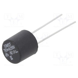 1 pcs x SCHURTER - 34.6703 - Fuse: fuse, time-lag, 63mA, 250VAC, PCB,THT, TR5, copper, MST 250