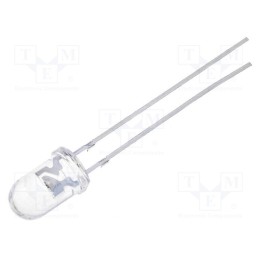 1 pcs x OPTOSUPPLY - OSPG5131A-RS - LED, 5mm, green, 7000÷10000mcd, 30°, Front: convex, 2.8÷4V