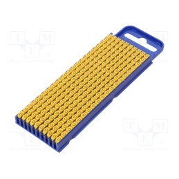 200 pcs x HELLERMANNTYTON - 561-02154 - Markers, Marking: O, 2.8÷3.8mm, polyamide, yellow, -40÷85°C, WIC