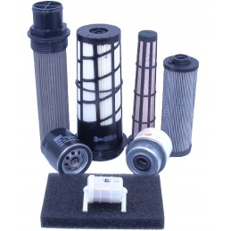 JCB 8025 filters with Perkins 403D15 R engine, manufactured from 2013, mini excavator