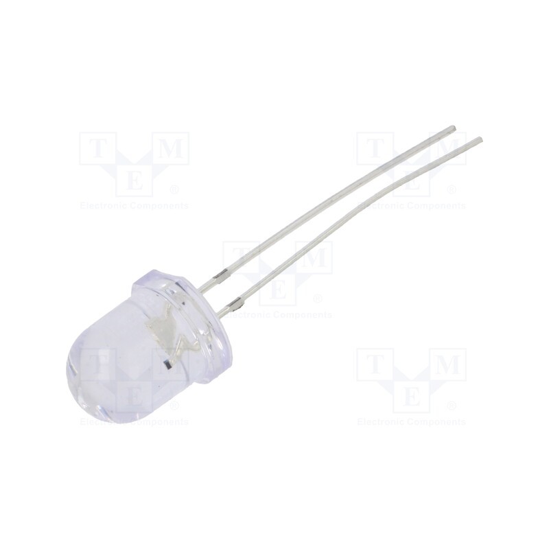 1 pcs x OPTOSUPPLY - OSB5SA8131A-5V - LED, 8mm, blue, 1560÷2180mcd, 30°, Front: convex, 5V, No.of term: 2